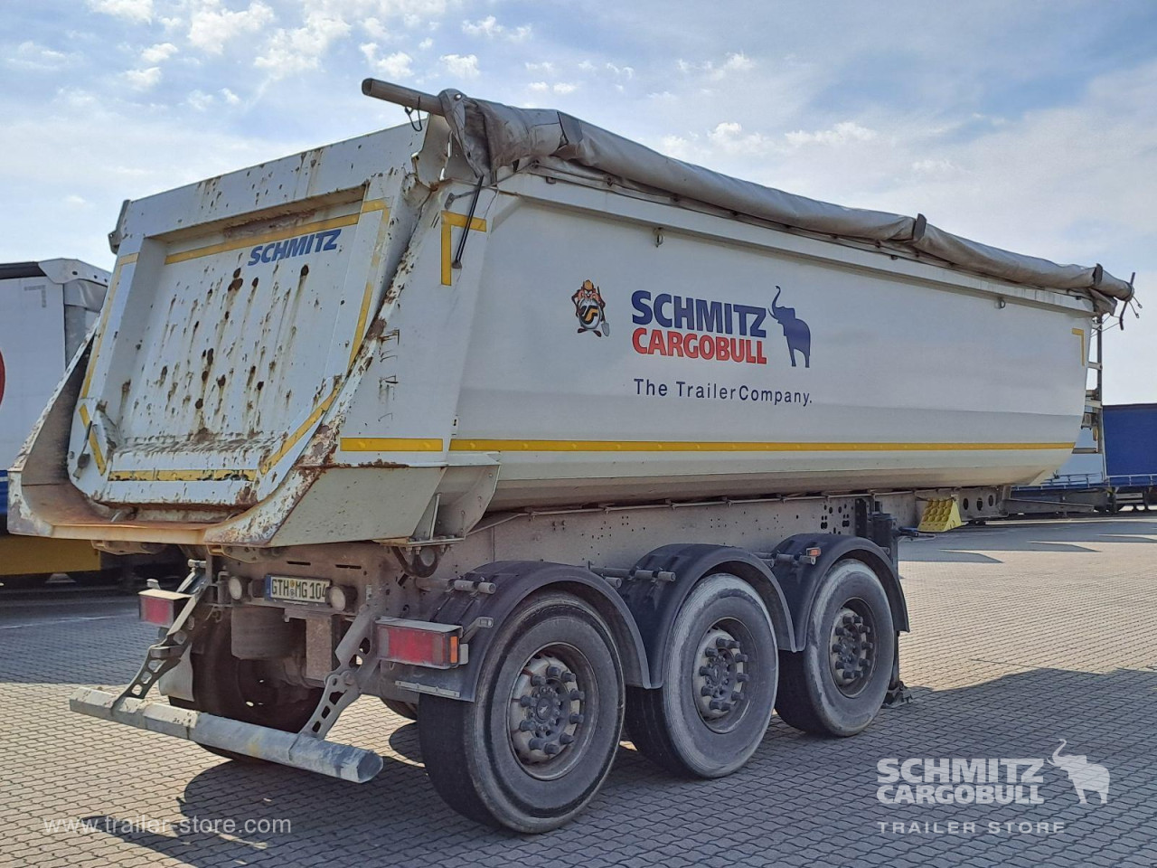 Schmitz Cargobull Kipper Stahlrundmulde 27m³ 