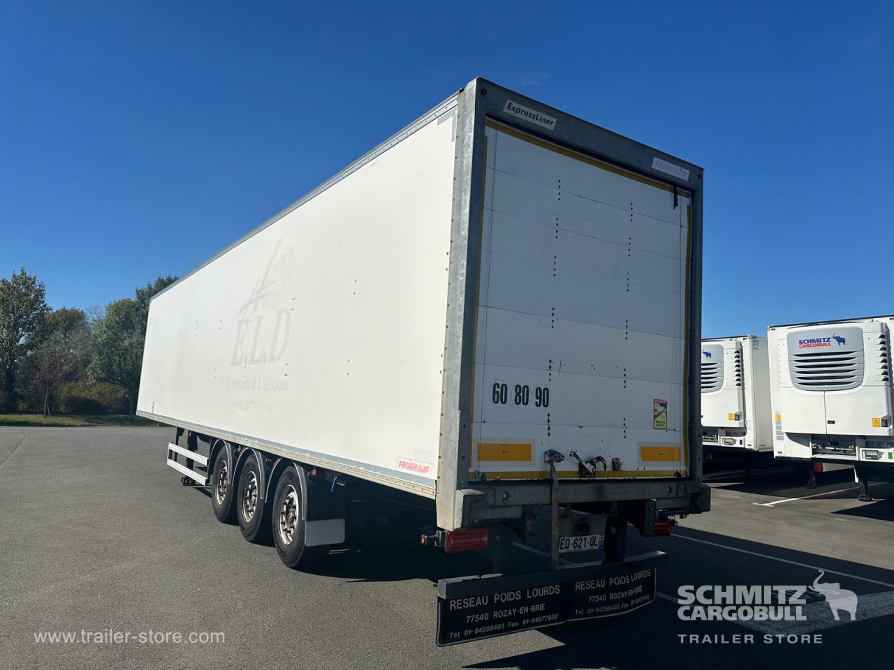 FRUEHAUF Semitrailer Dryfreight Standard Porte relevante 