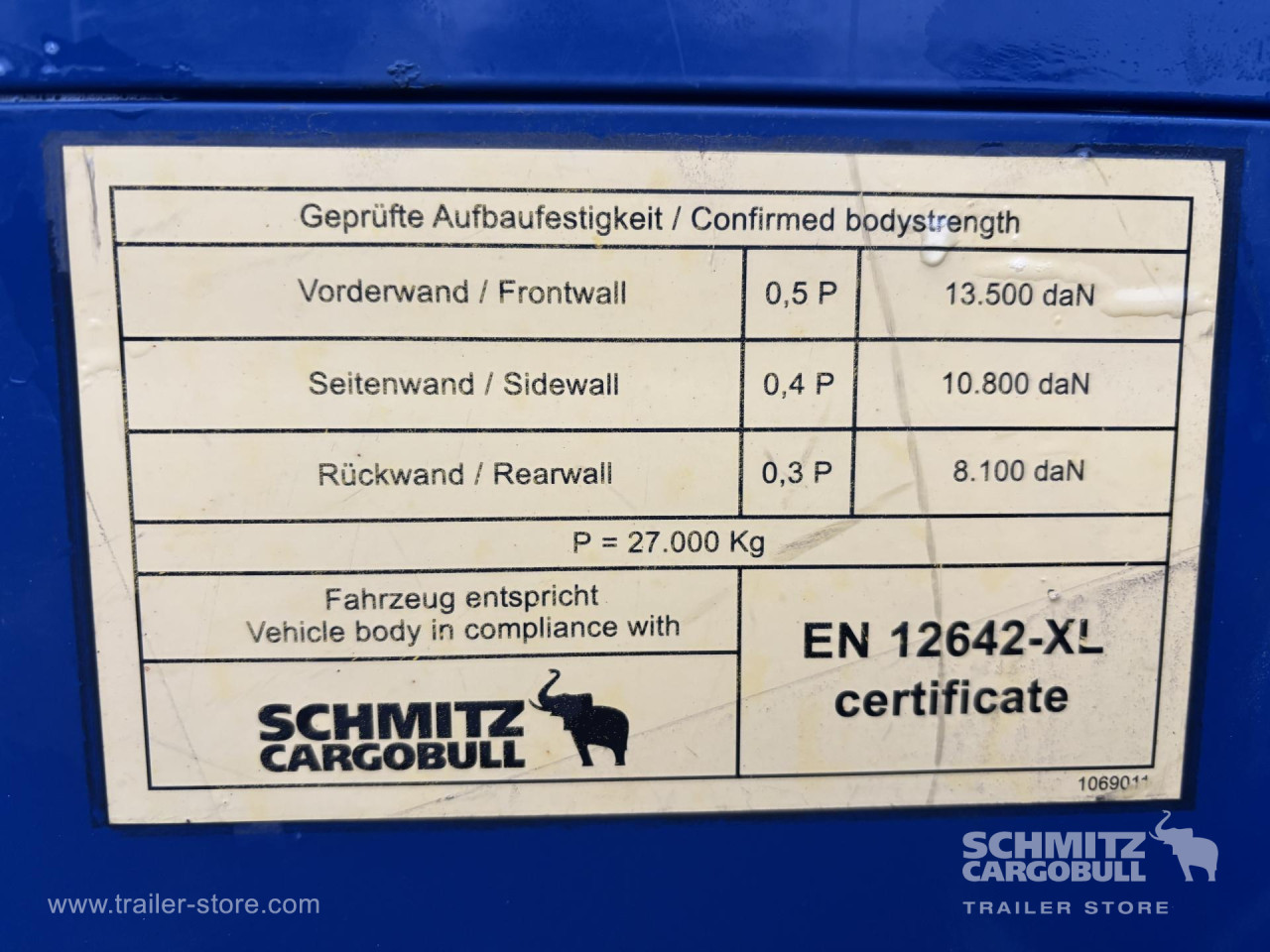 Schmitz Cargobull Curtainsider Standard 