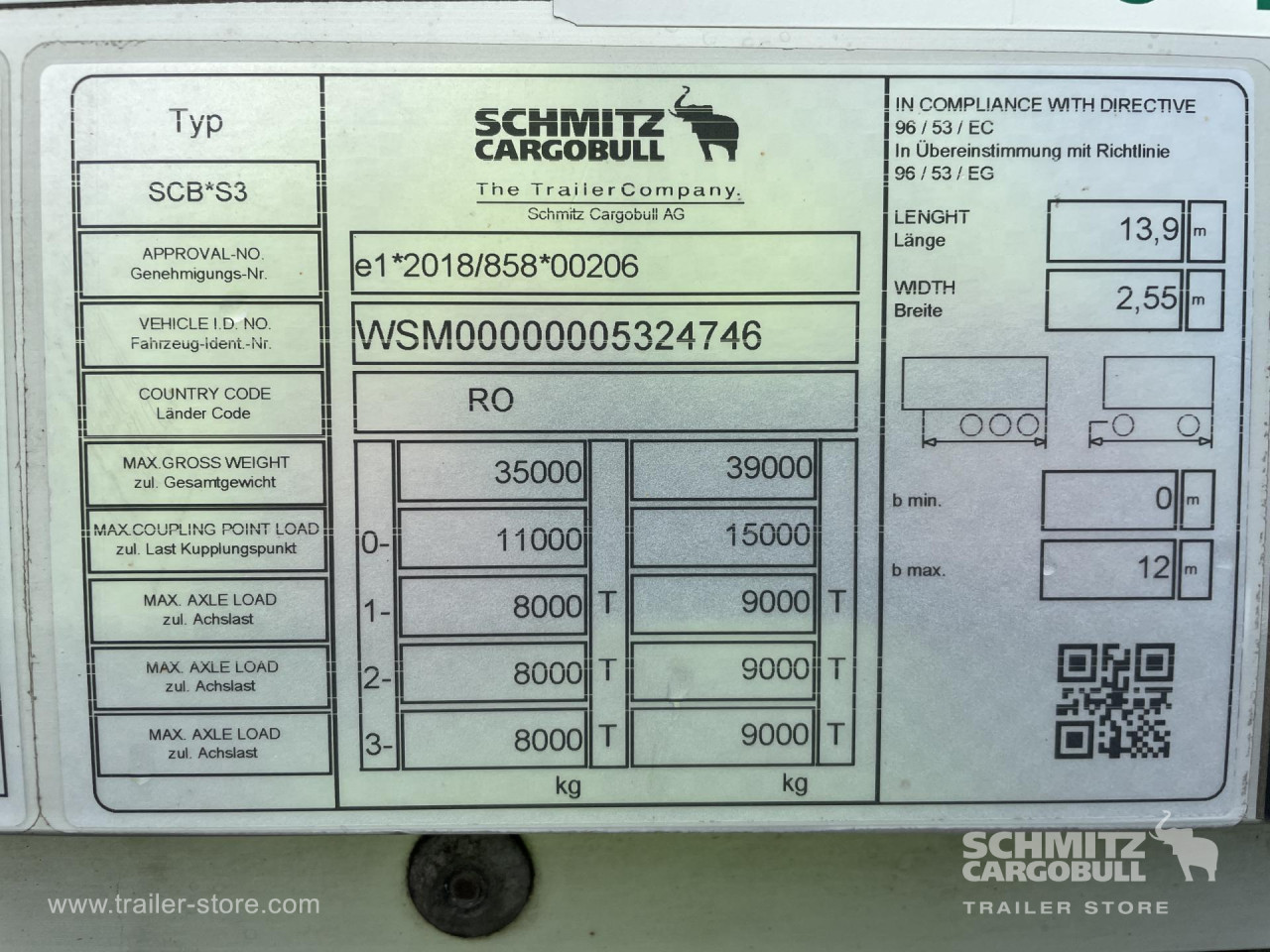 Schmitz Cargobull Trockenfrachtkoffer Standard 