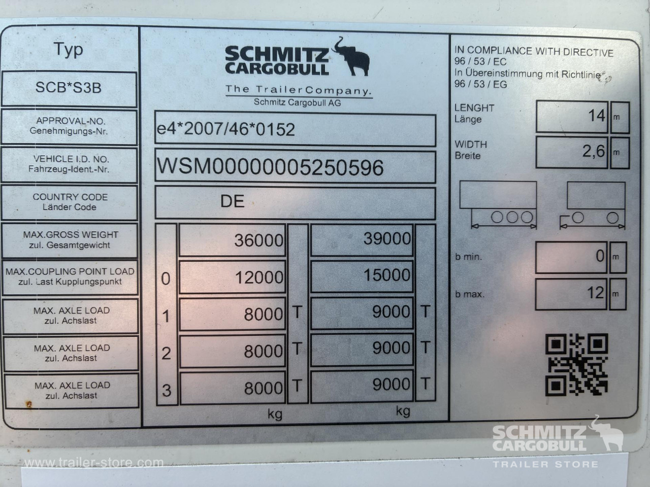 Schmitz Cargobull Tiefkühler Standard Doppelstock 