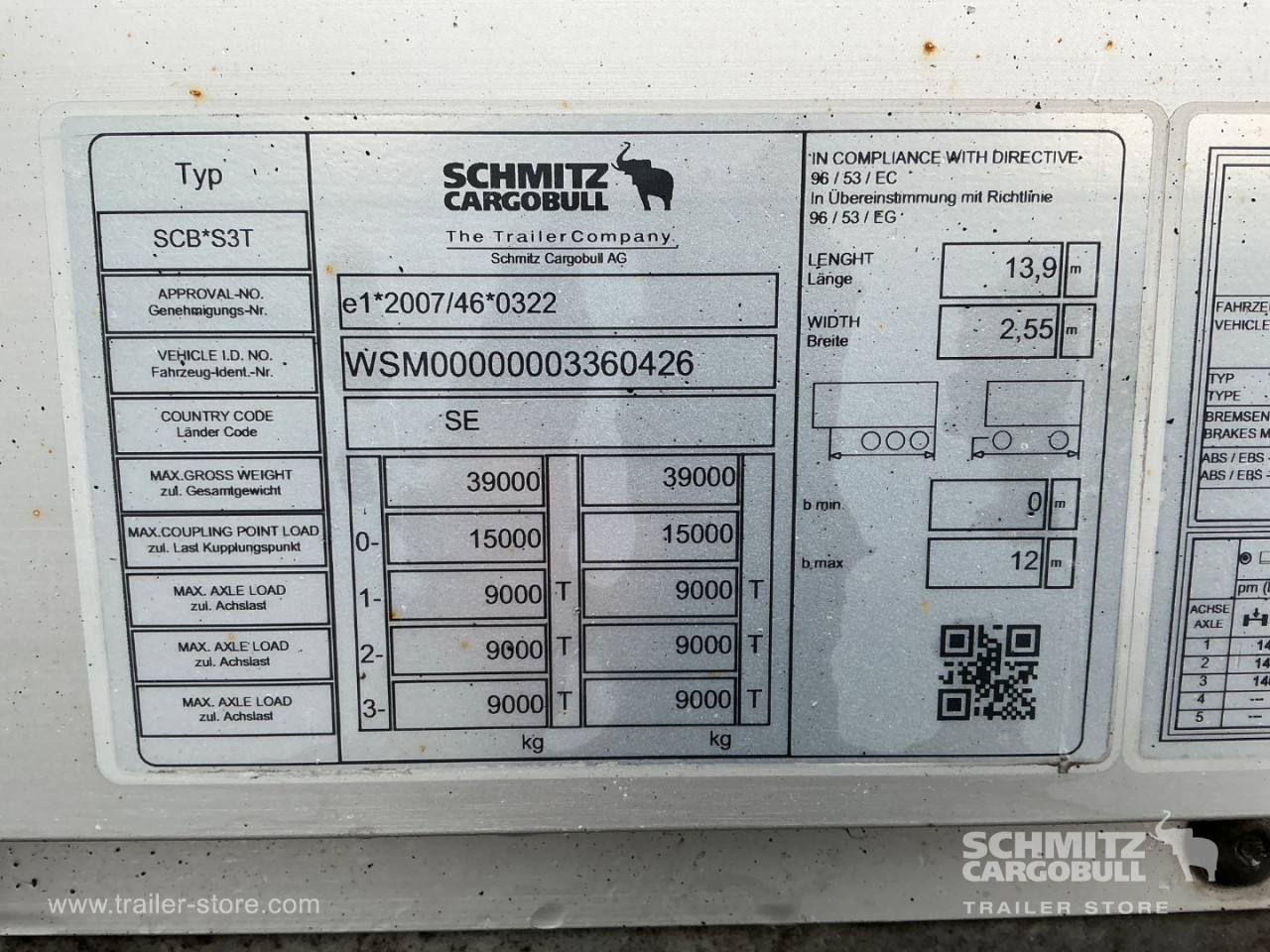 Schmitz Cargobull Curtainsider Standard 
