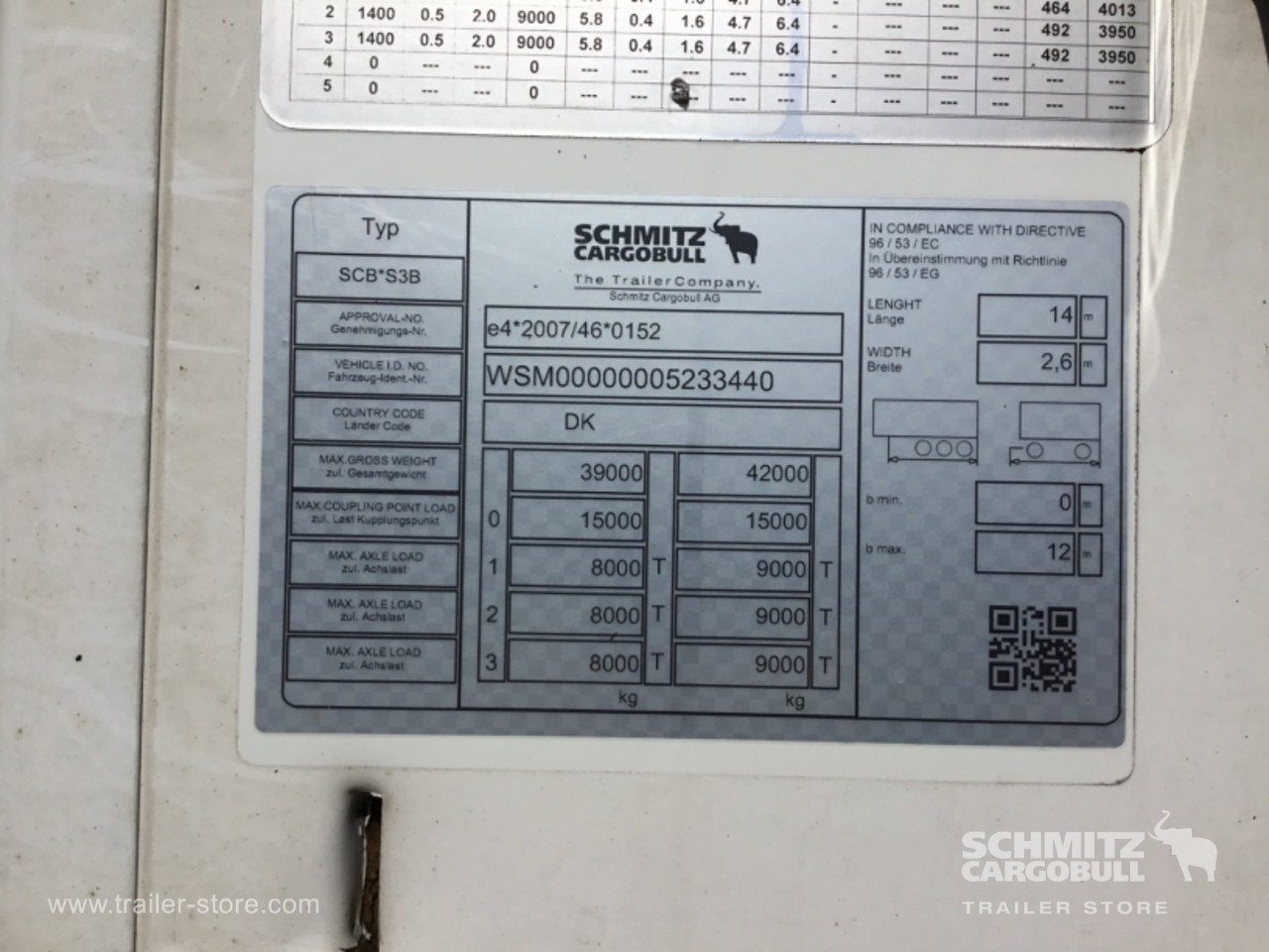 Schmitz Cargobull Reefer Meat hanging system 