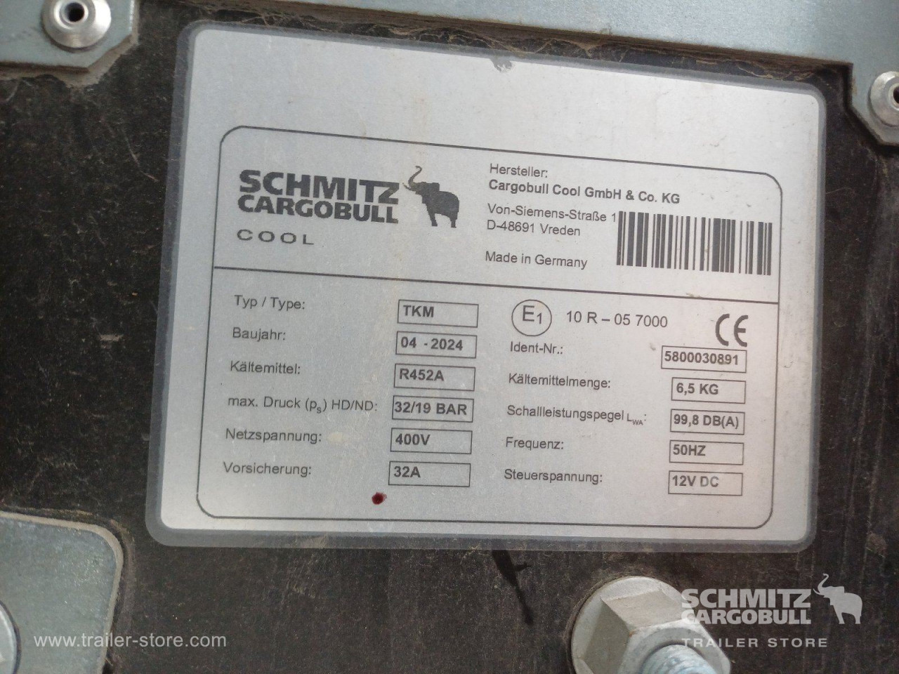 Schmitz Cargobull Tiefkühler Fleischhang 