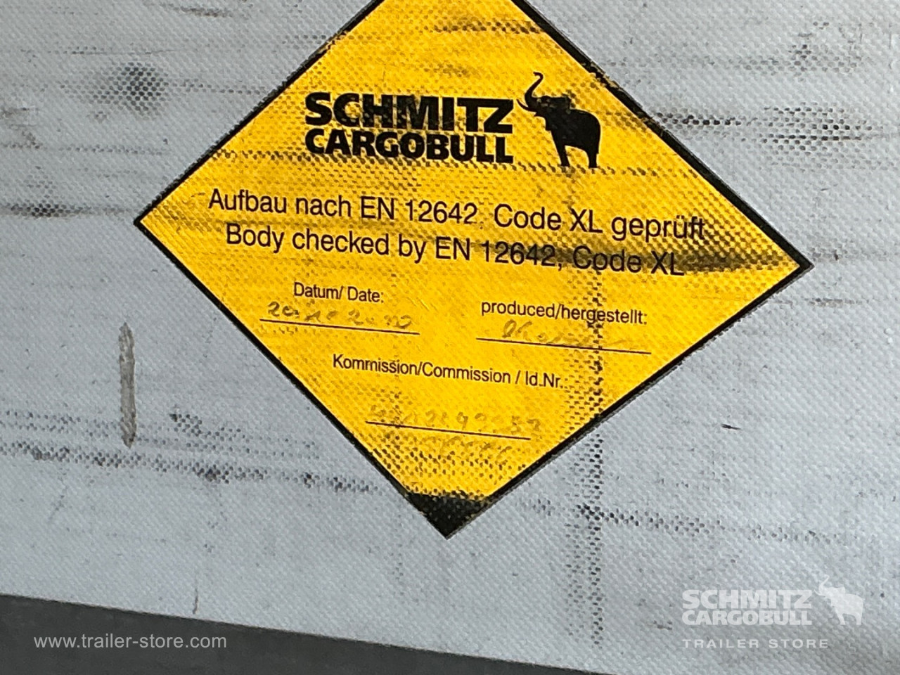 Schmitz Cargobull Curtainsider Standard , Folding wall right 