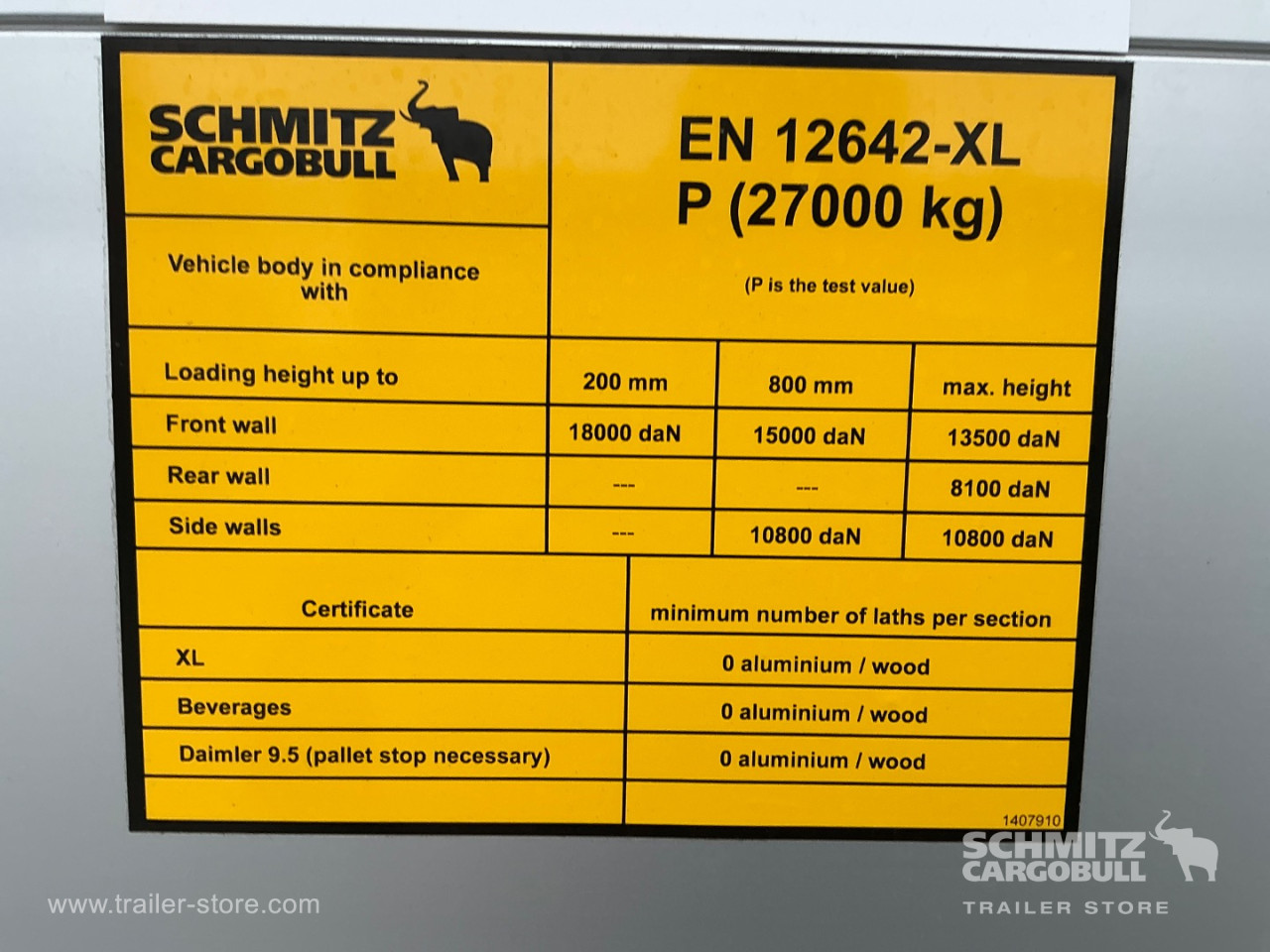 Schmitz Cargobull Curtainsider Mega 