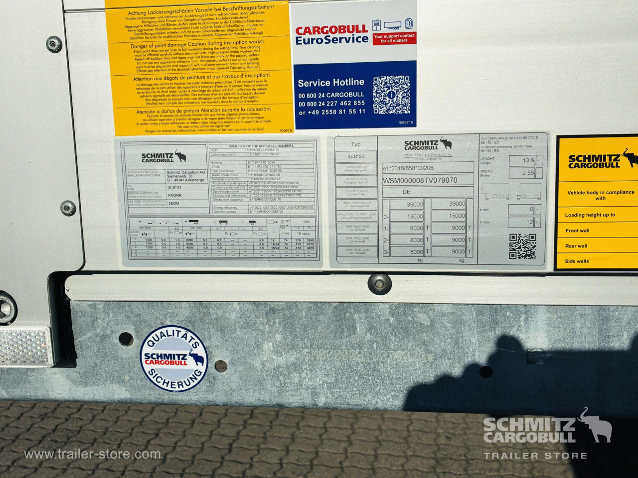 Schmitz Cargobull Trockenfrachtkoffer Standard Doppelstock 