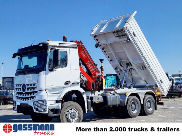 Mercedes Benz Arocs 3348 AK 6x6, Kran Fassi F255A.2.24, 