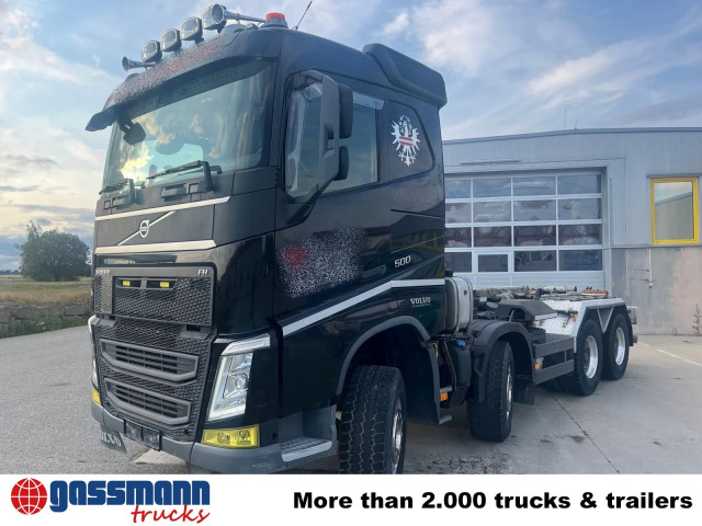 Volvo FH 500 8x4, Meiller Abroller, Liftachse 