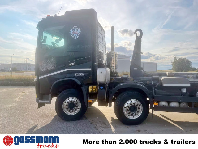 Volvo FH 500 8x4, Meiller Abroller, Liftachse 