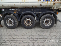 Schmitz Cargobull Tipper Steel half pipe body 28m³ 