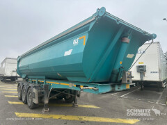 BENALU Semitrailer Tipper Steel half pipe body 39m³ 