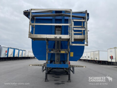 Schmitz Cargobull Semitrailer Tipper Steel half pipe body 46m³ 