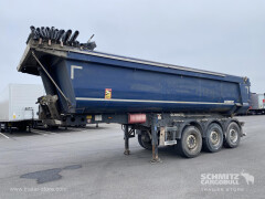 Schmitz Cargobull Semitrailer Tipper Steel half pipe body 26m³ 