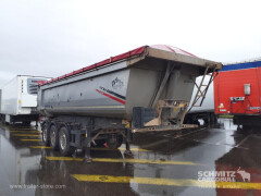 Schmitz Cargobull Semitrailer Tipper Steel half pipe body 26m³ 