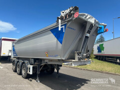 ANDERE Semitrailer Tipper Steel half pipe body 