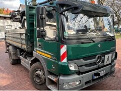 Mercedes Benz Atego 1524 4x2, Heckkran Hiab 099 BS-2 HiDuo, 