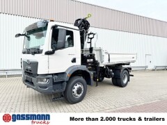 MAN TGM 18.320 4X4 BB CH mit Kran Hiab X-HiDuo 