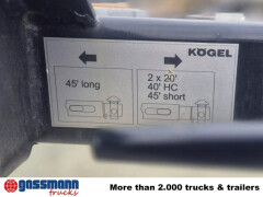 Kögel Port 45 Simplex, Container-Chassis, 