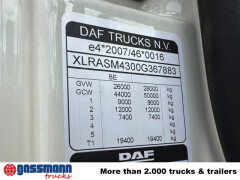 DAF CF 480 6x2, Lenk-/Liftachse 