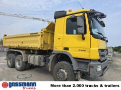 Mercedes Benz Actros 3348 AK 6x6, Bordmatik links 