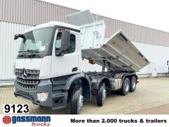 Mercedes Benz Arocs 4142 K 8x4/4, Meiller Bordmatik links 