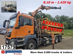 MAN TGS 28.440 6x2-4 BL, Lenk-/Liftachse, Kran Atlas 