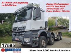 Mercedes Benz Arocs 3240 8x4, VDL Tele-Knick Abrollanlage 