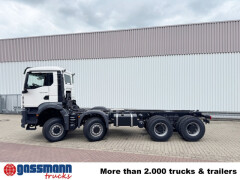MAN TGS 35.480 8x8 BB CH, Meiller Stahlmulde 18m³ 