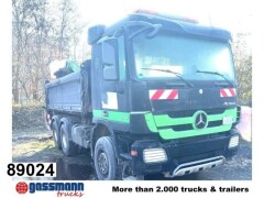 Mercedes Benz Actros 3341 K 6x4, Bormatik links, Heckkran Penz 