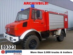 Unimog U 1300 L 4x4, SW 1000 Schlauchwagen 