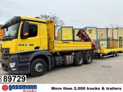 Mercedes Benz Antos 2645 L 6x4 mit Heckkran Atlas 165.2E-A2, 