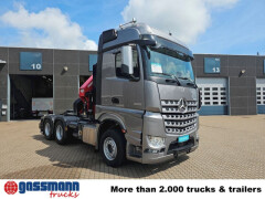 Mercedes Benz Arocs 2653 6x4, Kran HMF 4020, Funk, Retarder 